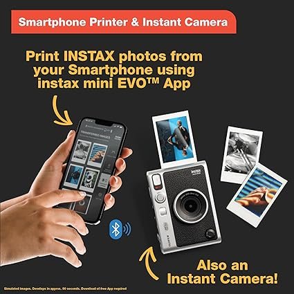 Printing a photo from phone to the camera