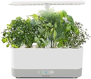 Aerogarden Harvest Slim indoor gardening kit with LED lights