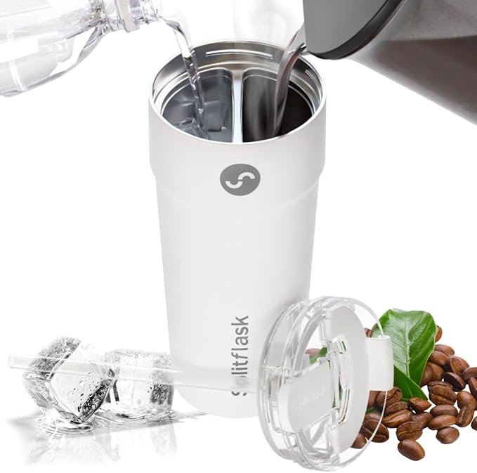 2-in-1 Hot and Cold Insulated Tumbler keeping drinks at the perfect temperature