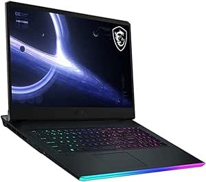 MSI GE76 Raider Gaming Laptop with RGB keyboard and stunning display