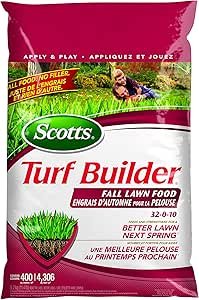 Scotts Turf Builder Fall Lawn Food bag for lush fall lawns