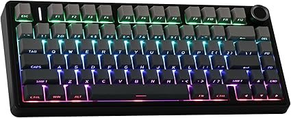 EPOMAKER x Aula F75 keyboard with gradient black keys and modern features