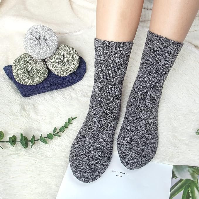 Loritta Wool Crew Socks (5-Pack)