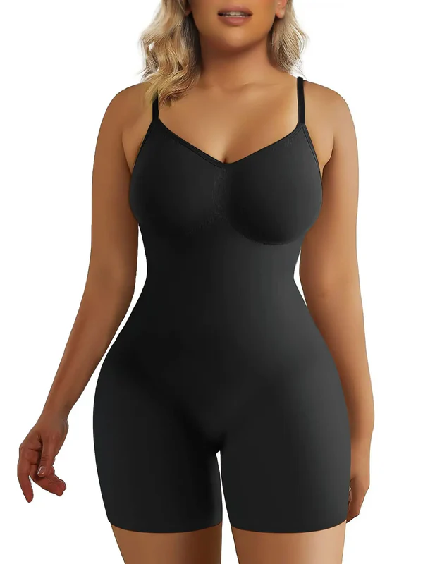 Bodysuit For Women Tummy Control Shapewear Seamless High Waist Flat Belly Belt Stretch Shapewear Body Shaper ﻿